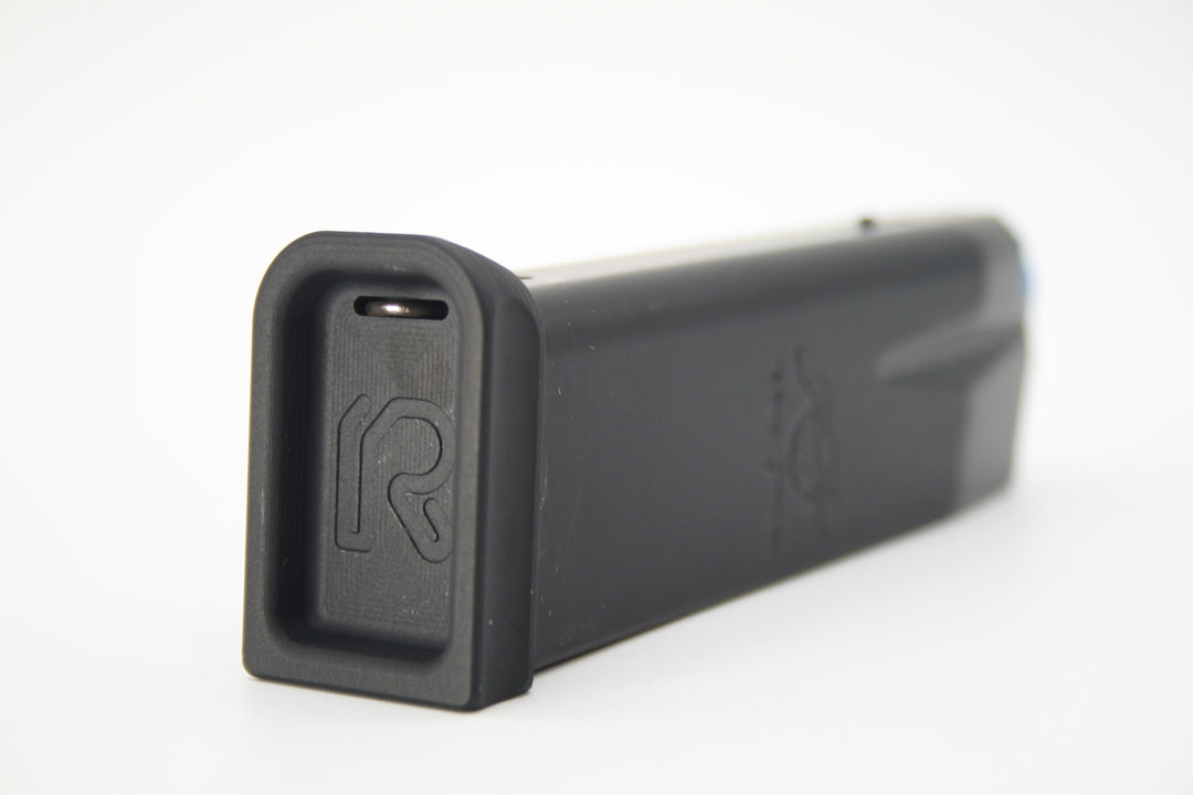 side view of the RDI extended magazine baseplate for Kimber pistols