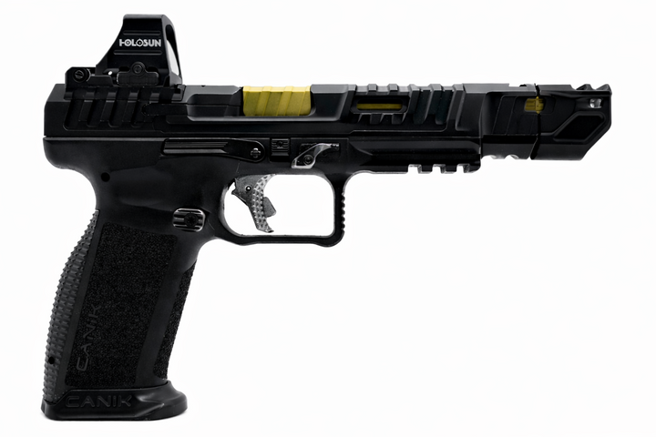 RDI-ARMS V2.1 dual port compensator for Canik Rival SFX, side view